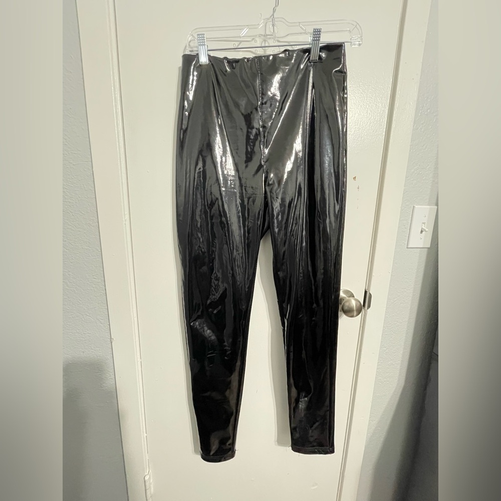 KanCan Black Vinyl Pants